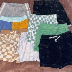 SIZE 2, Kids Mixed Colors Pack of Toddlers' Casual Shorts